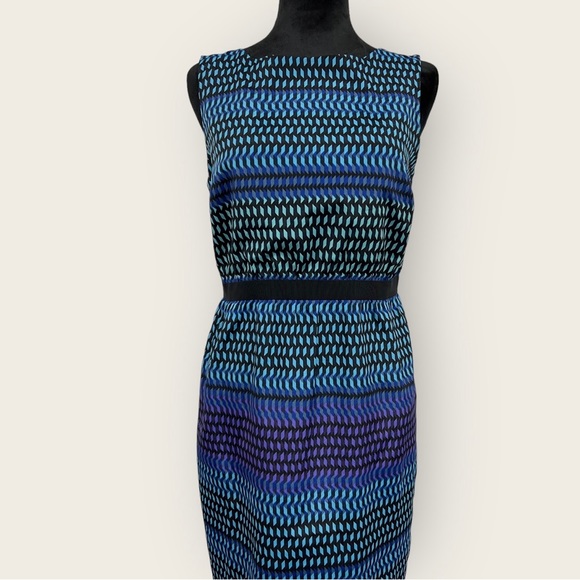 Loft Ann Taylor Small Geometric Tank Dress - Picture 5 of 8